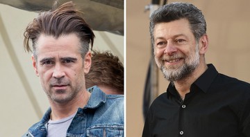 Colin Farrel e Andy Serkis (Fotos: Patrick van Katwijk/picture-alliance/dpa/AP Images e Jordan Strauss/Invision/AP)