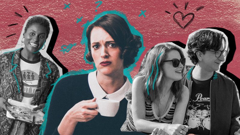 Insecure, Fleabag e Love (Arte: Julia Harumi Morita)