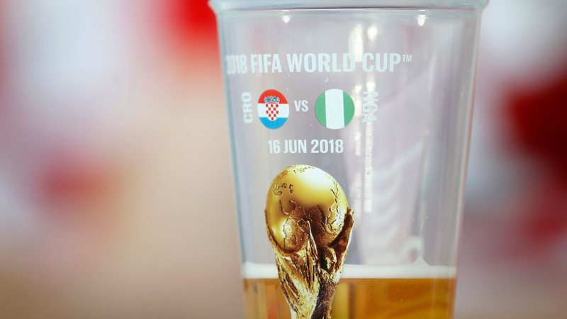 Cerveja da Copa do Mundo 2018 (Foto: Julian Finney/Getty Images)