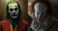 Coringa e It: A Coisa 2 (Foto 1: Reprodução /YouTube/ Foto 2: Reprodução)