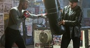 Michael B. Jordan e Sylvester Stallone em cena de Creed II (Foto: Barry Wetcher / Metro Goldwyn Mayer Pictures / Warner Bros. Pictures)