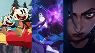 Cuphead, Dota e Arcane (Foto: Divulgação / Netflix)