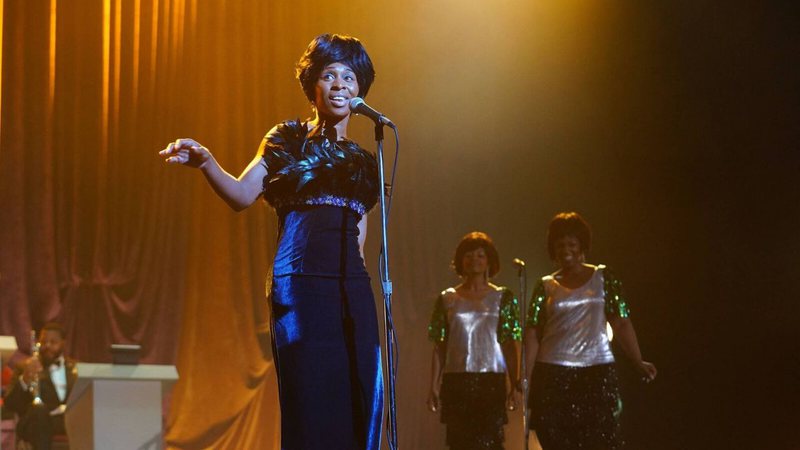 Cynthia Erivo como Aretha Franklin (Foto: Divulgação/National Geographic)