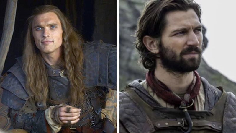 As duas versões de Daario Naharis (Foto: Reprodução/HBO)