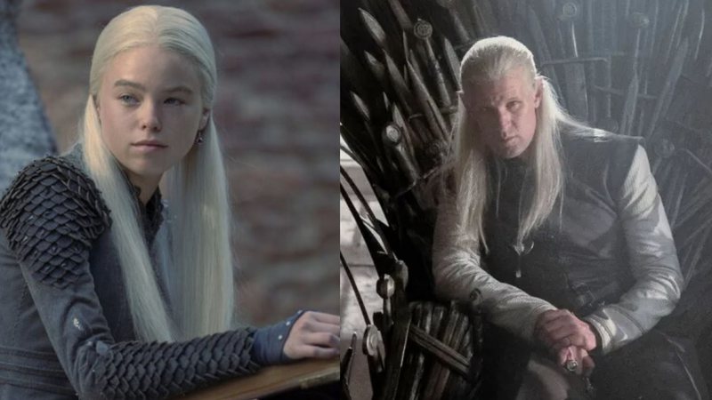 Rhaenyra e Daemon Targaryen em House of the Dragon (Foto: reprodução/HBO)