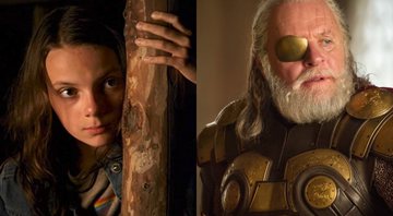 Dafne Keen e Anthony Hopkins (Fotos: Reprodução)