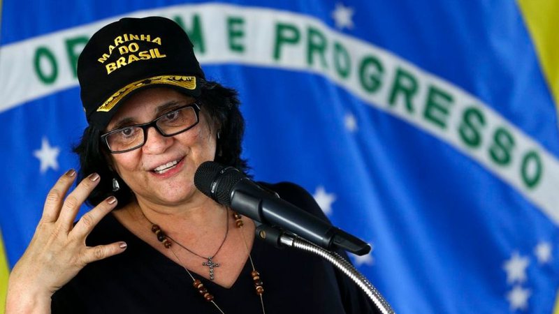 Damares Alves, Ministra da Mulher, da Família e dos Direitos Humanos na Ilha do Marajó (Foto: Marcelo Camargo/Agência Brasil)