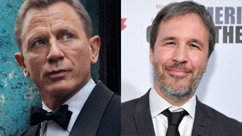 Montagem de Daniel Craig em 007 (Divulgação) e Denis Villeneuve (John Sciulli / Getty Images)