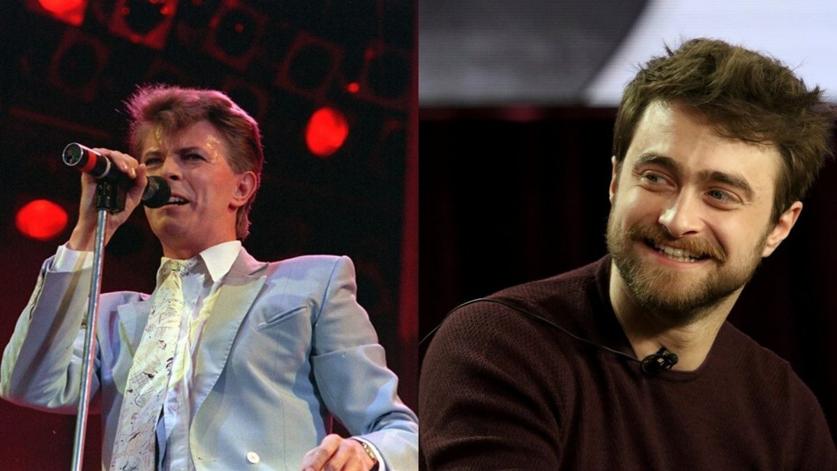 David Bowie/ Daniel Radliffe (montagem: AP)