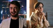 Daniel Radcliffe em Daniel Radcliffe - Truque de Mestre: O 2º Ato e Emma Watson em Adoráveis Mulheres (Foto: Reprodução via IMDb)