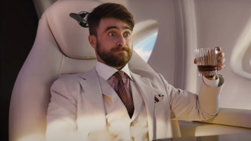 Daniel Radcliffe em Cidade Perdida (Foto: Reprodução / Youtube / Paramount Pictures)