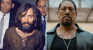 Montagem de Charles Manson (Foto: AP) e Danny Trejo (Foto: Reprodução/Youtube)