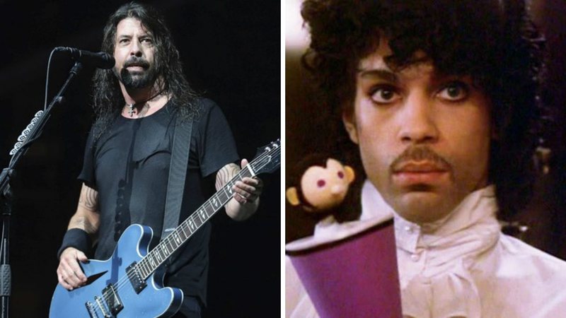 Dave Grohl (Foto: Greg Allen / AP) e Prince (Foto:Reprodução)