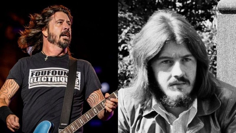 Montagem de Dave Grohl do Foo Fighters (Foto: Renan Olivetti/ I Hate Flash) e John Bonham (Foto: AP)