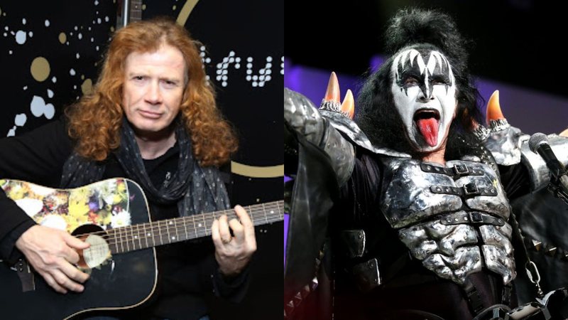 Dave Mustaine, Gene Simmons (Foto: Getty Images)