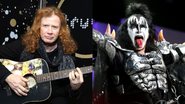 Dave Mustaine, Gene Simmons (Foto: Getty Images)