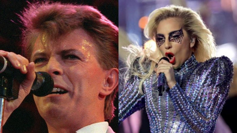 David Bowie (Foto: Joe Schaber / AP) e Lady Gaga (Foto: Ronald Martinez / Getty Images)