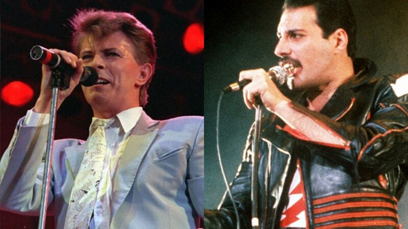 David Bowie (Foto: AP) e Freddie Mercury (Foto: Gill Allen / AP)