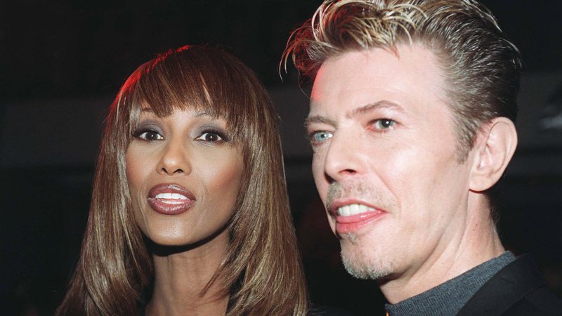 David Bowie e Iman (Foto: Press Association via AP Images)