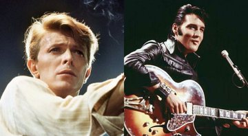 David Bowie em 1978 (Foto: Kirmes/dpa/Corbis) / Elvis Presley (Foto: NBC)