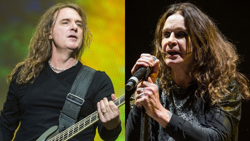 David Ellefson e Ozzy Osbourne (Foto1: Christophe Gateau/AP | Foto2: Amy Harris/AP)