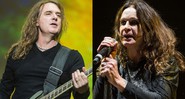 David Ellefson e Ozzy Osbourne (Foto1: Christophe Gateau/AP | Foto2: Amy Harris/AP)