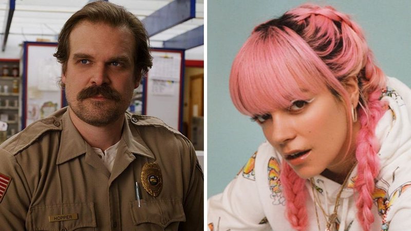 Imagem Lily Allen e David Harbour, de Stranger Things, casam em Las Vegas