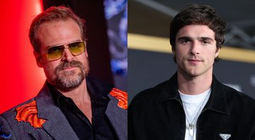 David Harbour (Foto: Roy Rochlin / Getty Images) e Jacob Elordi (Foto: Amy Sussman / Getty Images)