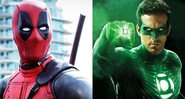 Ryan Reynolds como Deadpool e como Lanterna Verde (foto: reprodução Fox/ Warner)