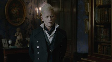 Johnny Depp em Animais Fantásticos Os Crimes de Grindelwald (Foto:Reprodução)