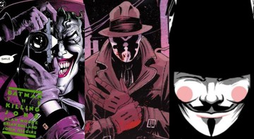 Coringa, Watchmen e V de Vingança (Foto: Reprodução)