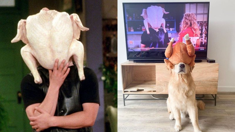 Matt LeBlanc como Joey em Friends (Foto 1: Reprodução) e Kevin (Foto 2: Reprodução / Instagram)