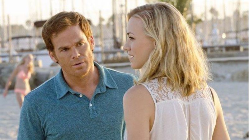 Michael C. Hall como Dexter e Yvonne Strahovski como Hannan (Foto: Divulgação/Showtime)