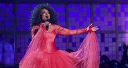 Diana Ross no Grammy 2019 (Foto:Matt Sayles/Invision/AP)