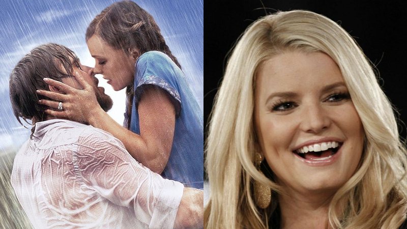 Diário de uma Paixão e Jessica Simpson (Foto 1: Reprodução | Foto 2: AP)