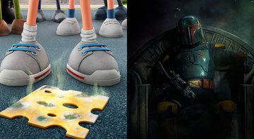 Diário de Um Banana (Foto: Divulgação / Disney+) / O Livro de Boba Fett (Foto: Divulgação / Disney+)