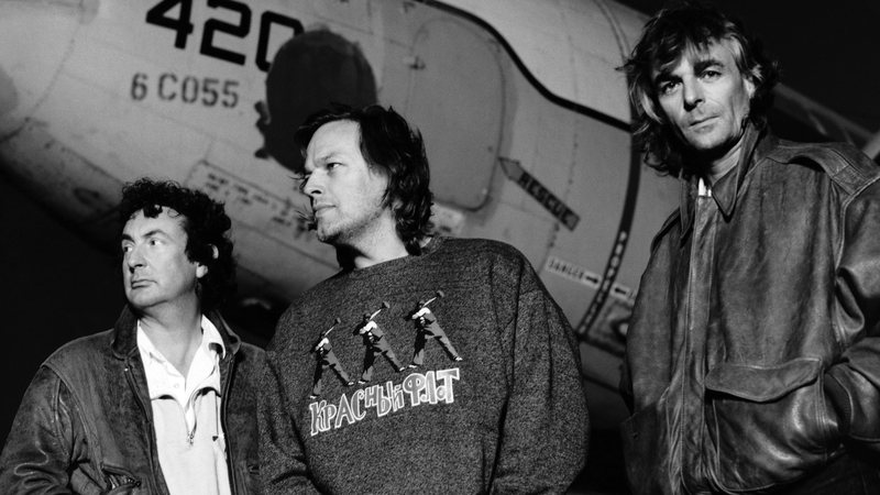 Nick Mason, David Gilmour e Rick Wright, do Pink Floyd (Foto: Dimo Safari)