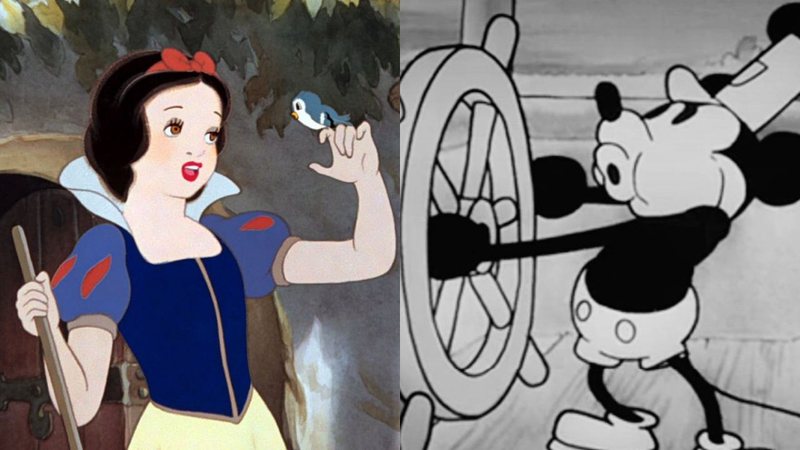 Branca de Neve e os Sete Anôes / O Vapor Willie (foto: reprodução/ Disney)