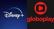 Logos Disney+ e Globoplay (Fotos: Divulgação)