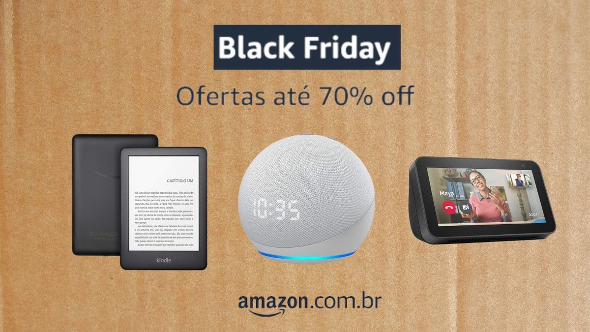 Adquira os dispositivos inteligentes da Amazon em até 70% off. Confira! - Reprodução/Amazon