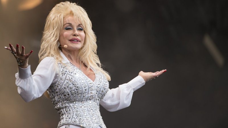 Dolly Parton no Glastonbury Festival (Foto: Ian Gavan / Getty Images)