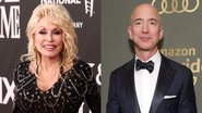 Dolly Parton e Jeff Bezos (Fotos: Getty Images)