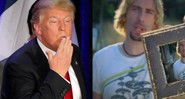 Montagem com Donald Trump (Foto: AP Photo/Jae C. Hong) e Chad Kroeger (Reprodução/YouTube)