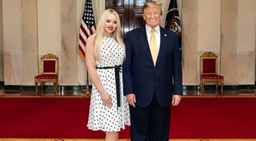 Donald Trump e Tiffany Trump (Foto: Reprodução/Instagram/ViaUol)