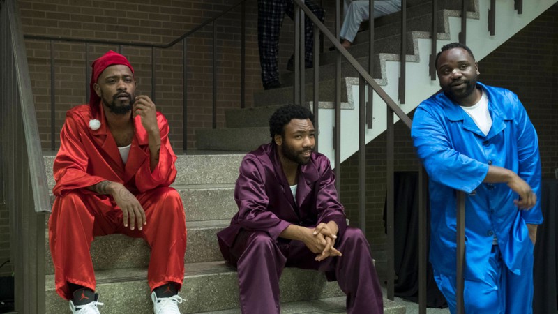 Donald Glover, Brian Tyree Henry e Lakeith Stanfield (Foto: Guy Dalema FX Networks)