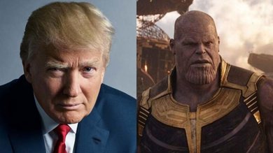 Donald Trump e Thanos (Foto: Mark Seliger / Reprodução)