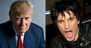 Donald Trump e Tommy Lee (Foto 1: Mark Seliger e Foto 2: CC-BY Glenn Francis)