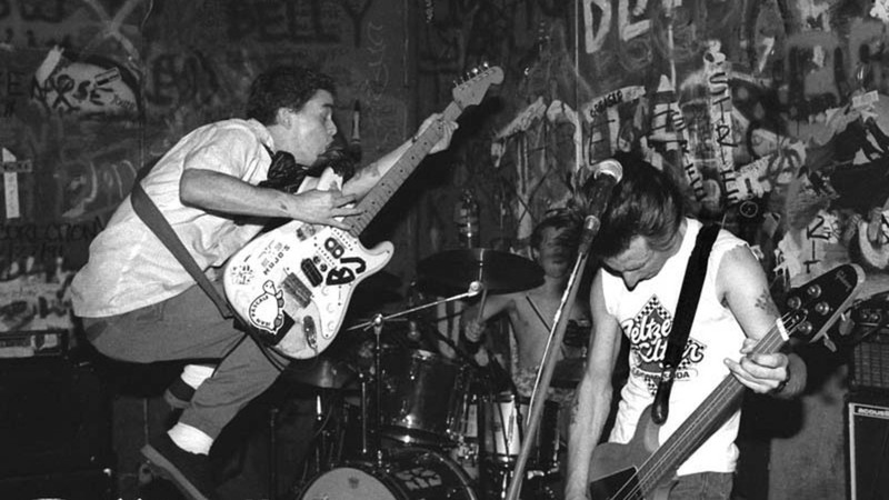 Green Day Tocando em Berkeley em 1992 (Foto: Cortesia de Rob Carvalho)