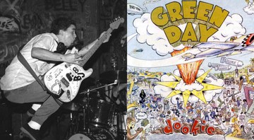 Billie Joe em show de Dookie em 1994 e capa do disco (Foto 1: Cortesia Rob Carvalho e Foto 2: Reprodução)