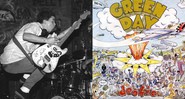 Billie Joe em show de Dookie em 1994 e capa do disco (Foto 1: Cortesia Rob Carvalho e Foto 2: Reprodução)